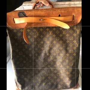 Extra large Louis Vuitton steamer bag.